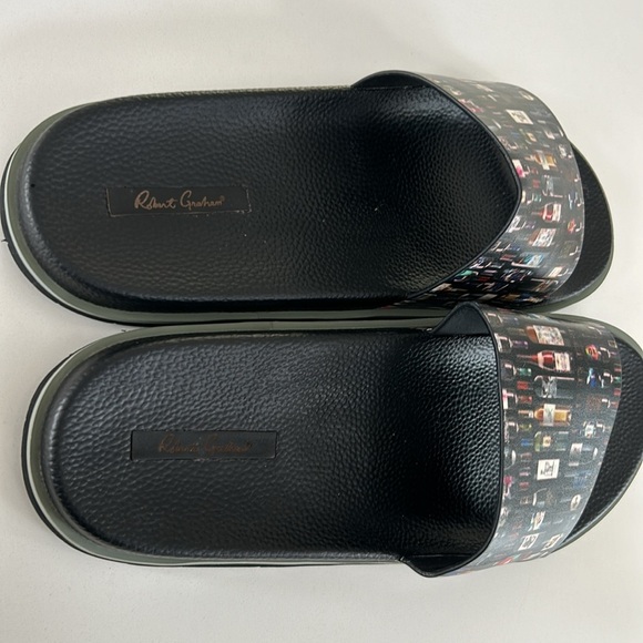 Robert Graham SHIRAZ Wine Bottle Slide Sandals Slip On Size 12 - Picture 4 of 16